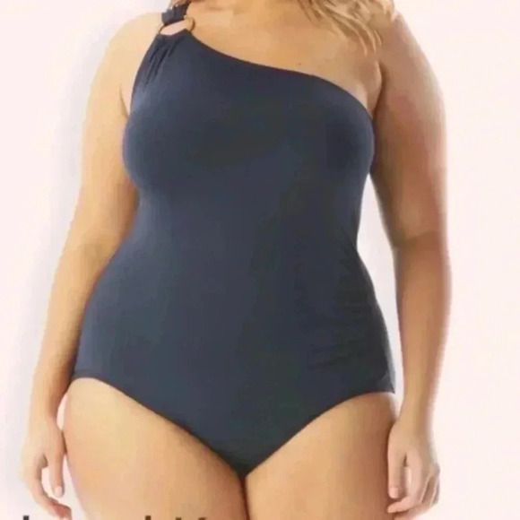 Michael-Michael Kors One-Piece Swimsuit  sz 22 W - Picture 7 of 9